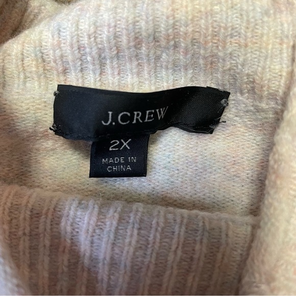 J CREW Women's Size 2X Rollneck Sweater in Supersoft Yarn Stretchy Wool Alpaca - Picture 7 of 11